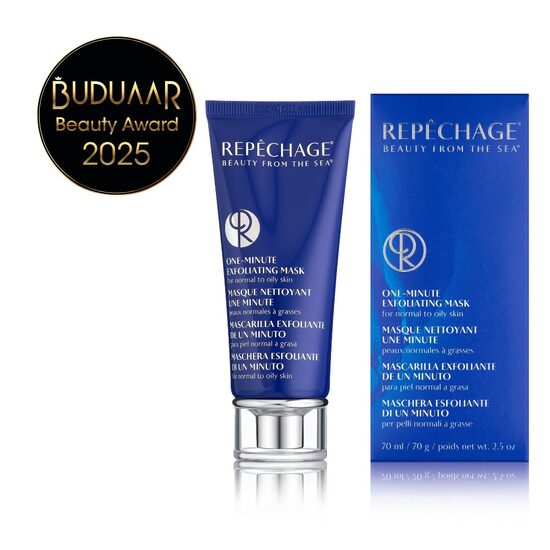 ONE MINUTE EXFOLIATING MASK – SIDRUNHEINAGA KOORIV NÄOMASK NORMAALSELE JA RASUSELE NAHALE 70ml